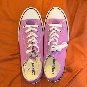 Converse Lavender Canvas Sneakers